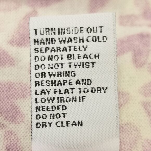 Foxcroft Pink Heart Button Down Lightweight Cardigan Size S - Picture 8 of 8